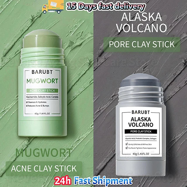 Alaska Volcano Mask Mugwort Cleansing Mask Stick Shrink