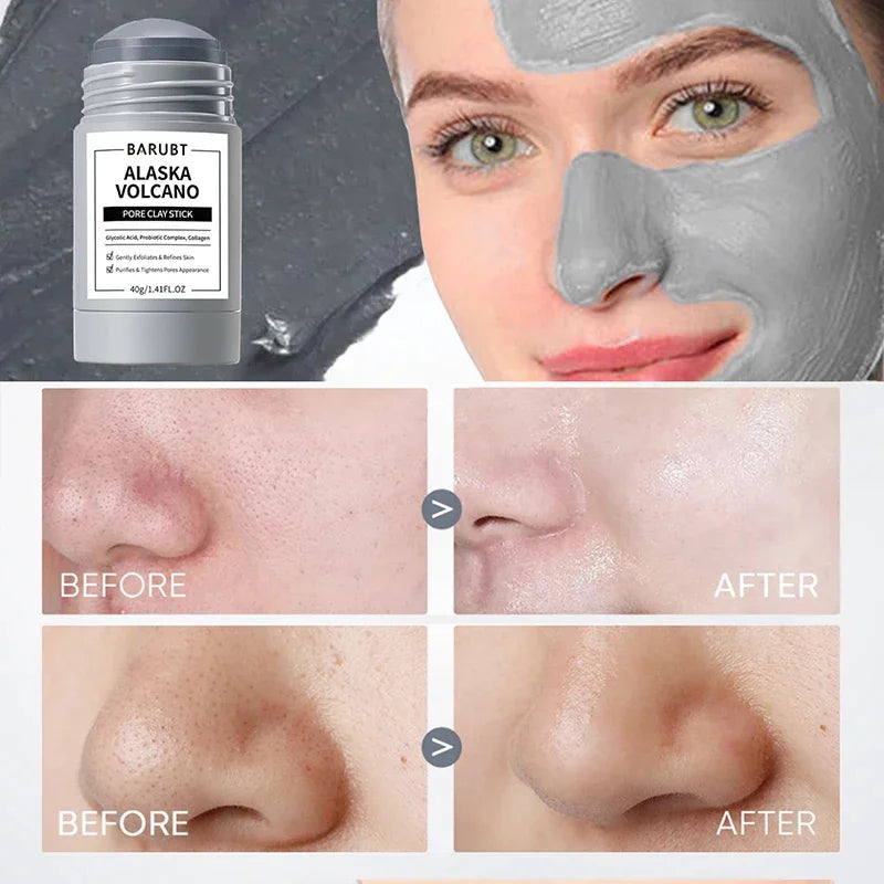 Alaska Volcano Mask Mugwort Cleansing Mask Stick Shrink