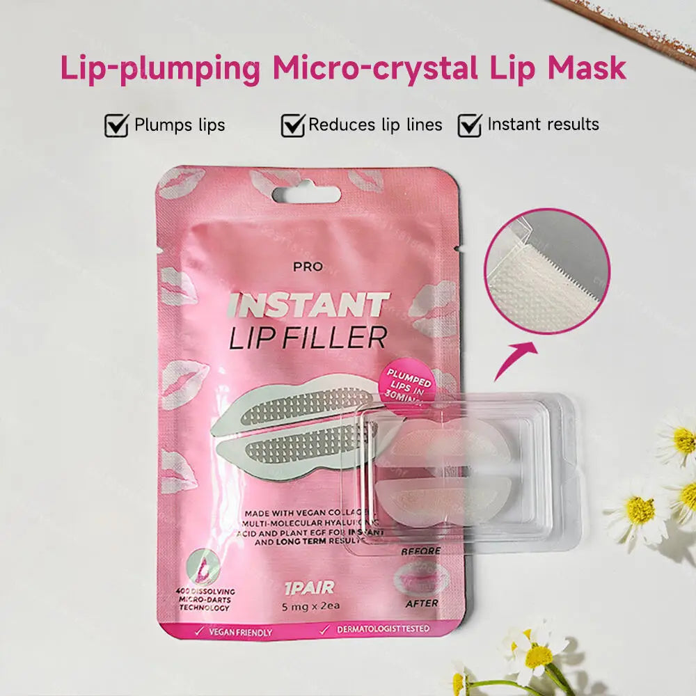 1 Pair Smile Lift Firm Lips Plump Lips Skin Care Patch Hyaluronic