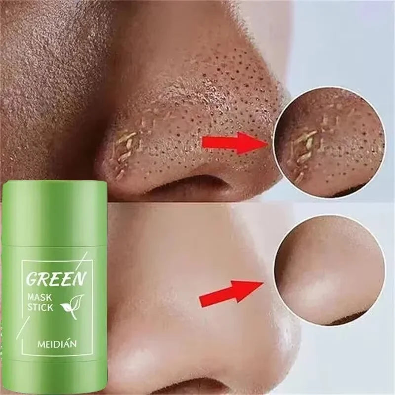 Remove Blackhead Mud Mask Green Tea Face Clean Stick