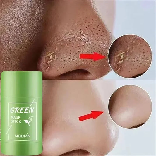 Remove Blackhead Mud Mask Green Tea Face Clean Stick