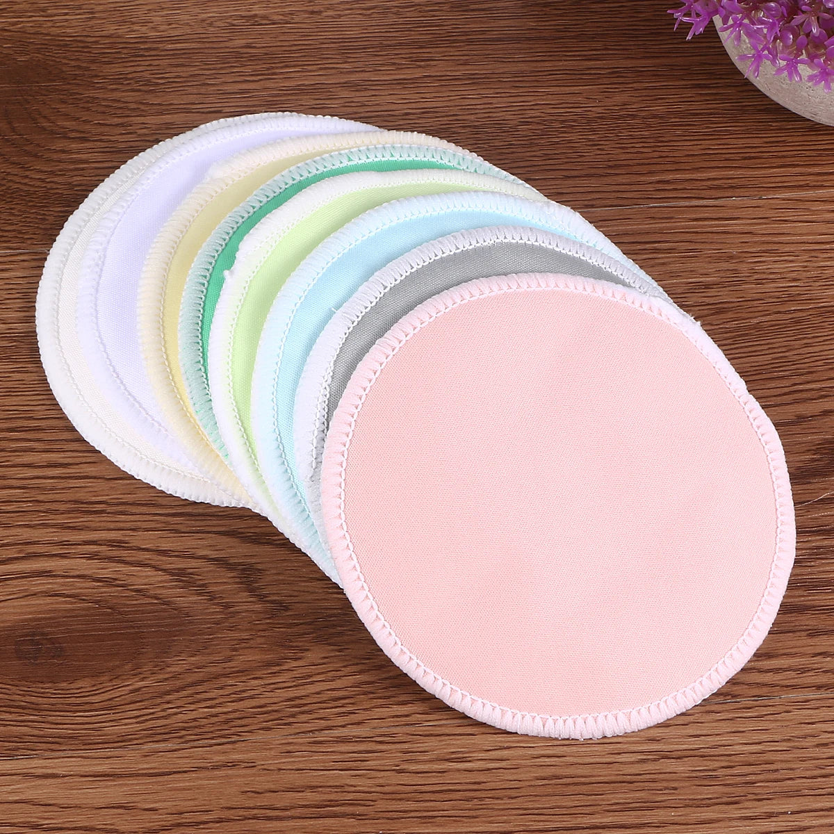16pcs Makeup Removal Cotton Pads Bamboo Fiber Washable