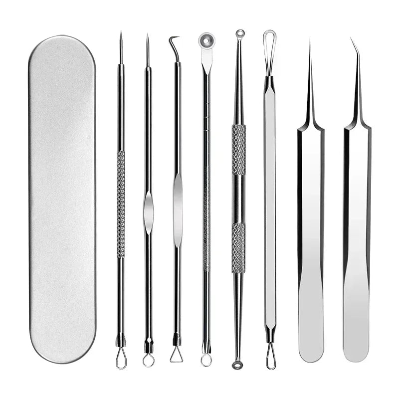 6/8/11PCS Cell Pimples Blackhead Remover Clip Ultra-fine