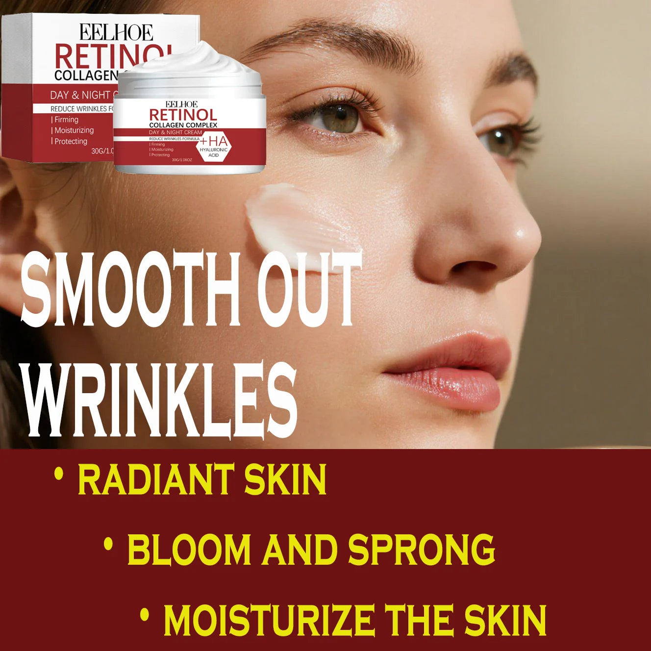 Silky Lifting Moisturizer with Retinol Collagen Wrinkle