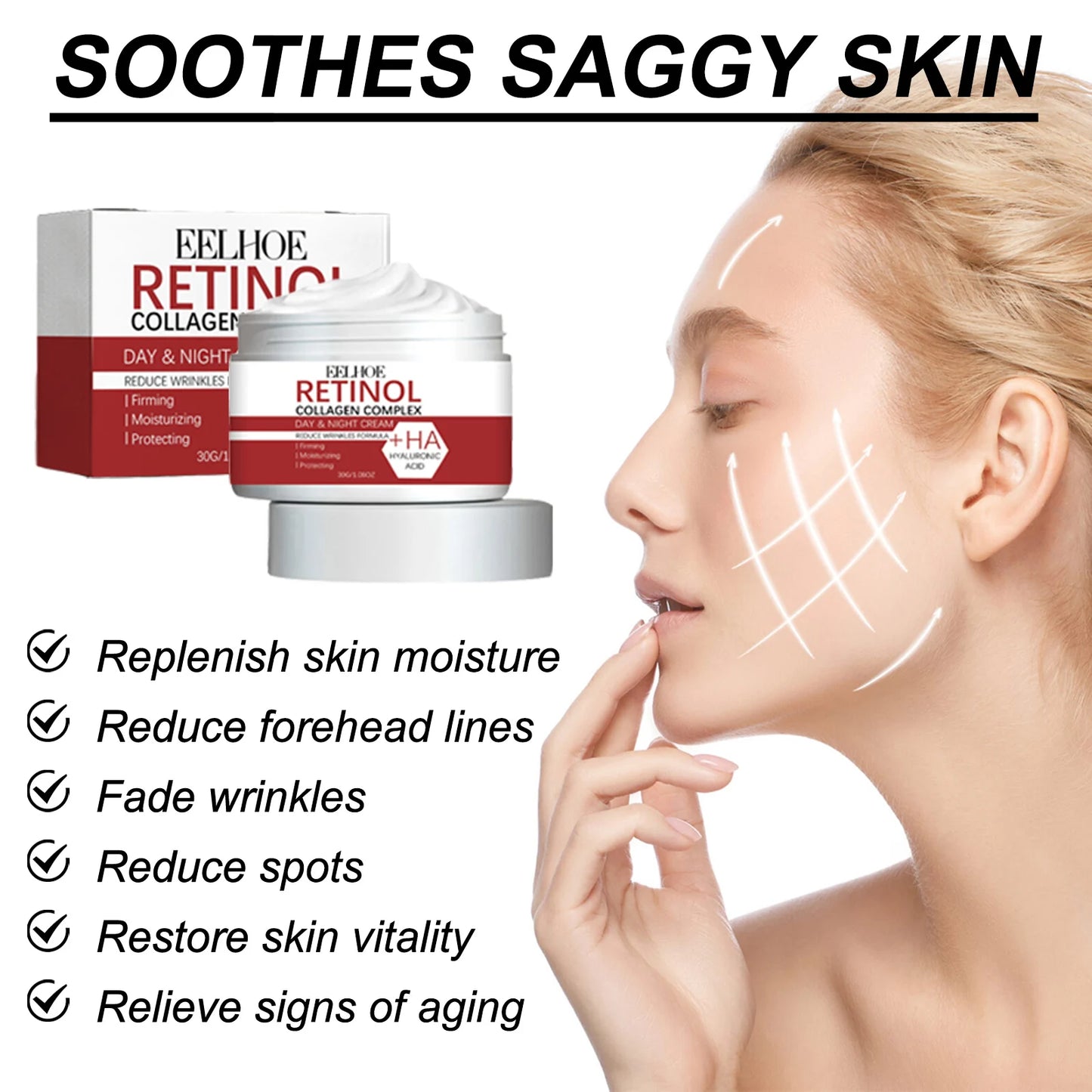 Silky Lifting Moisturizer with Retinol Collagen Wrinkle