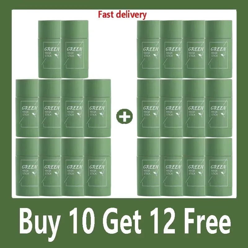 Green Tea Eggplant Solid Mask Deep Cleansing Oil