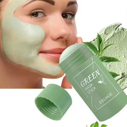 Green Tea Eggplant Solid Mask Deep Cleansing Oil