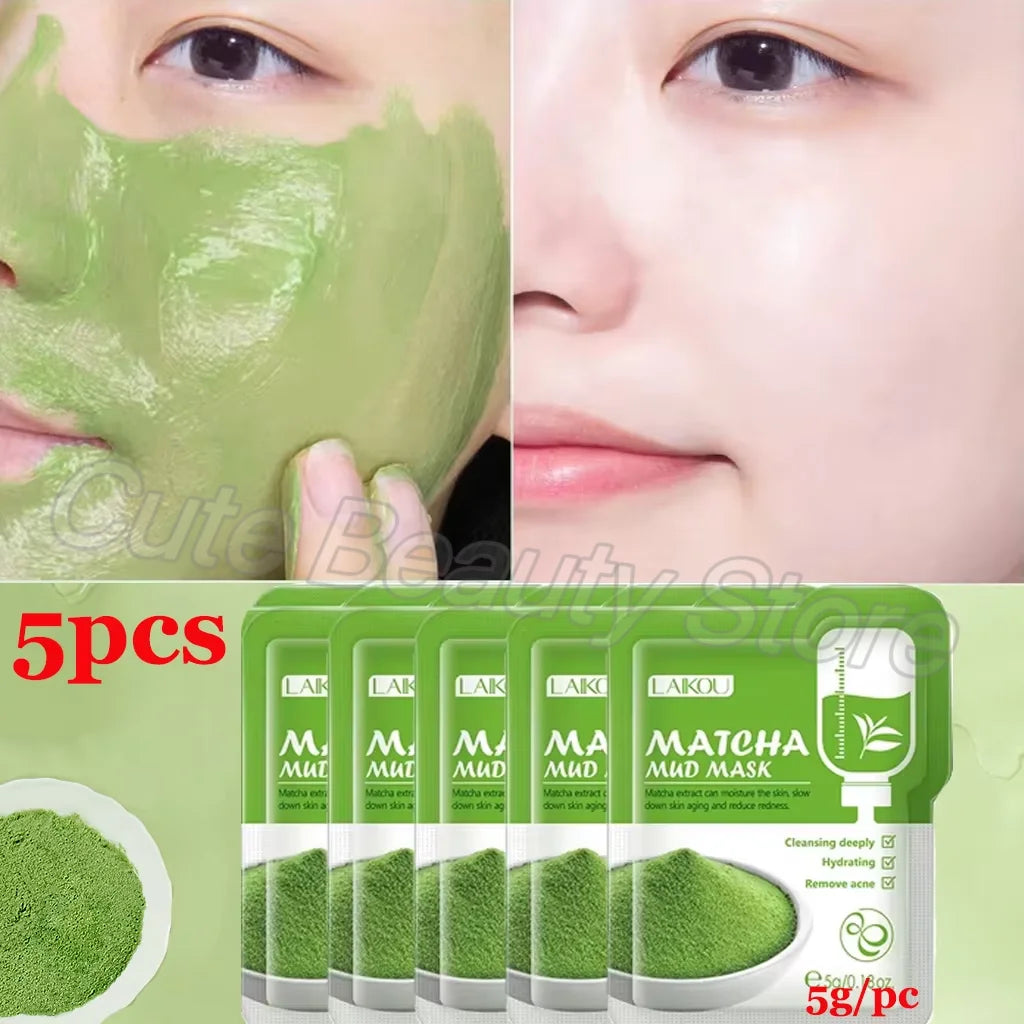Remove Blackhead Mud Mask Green Tea Face Clean Stick