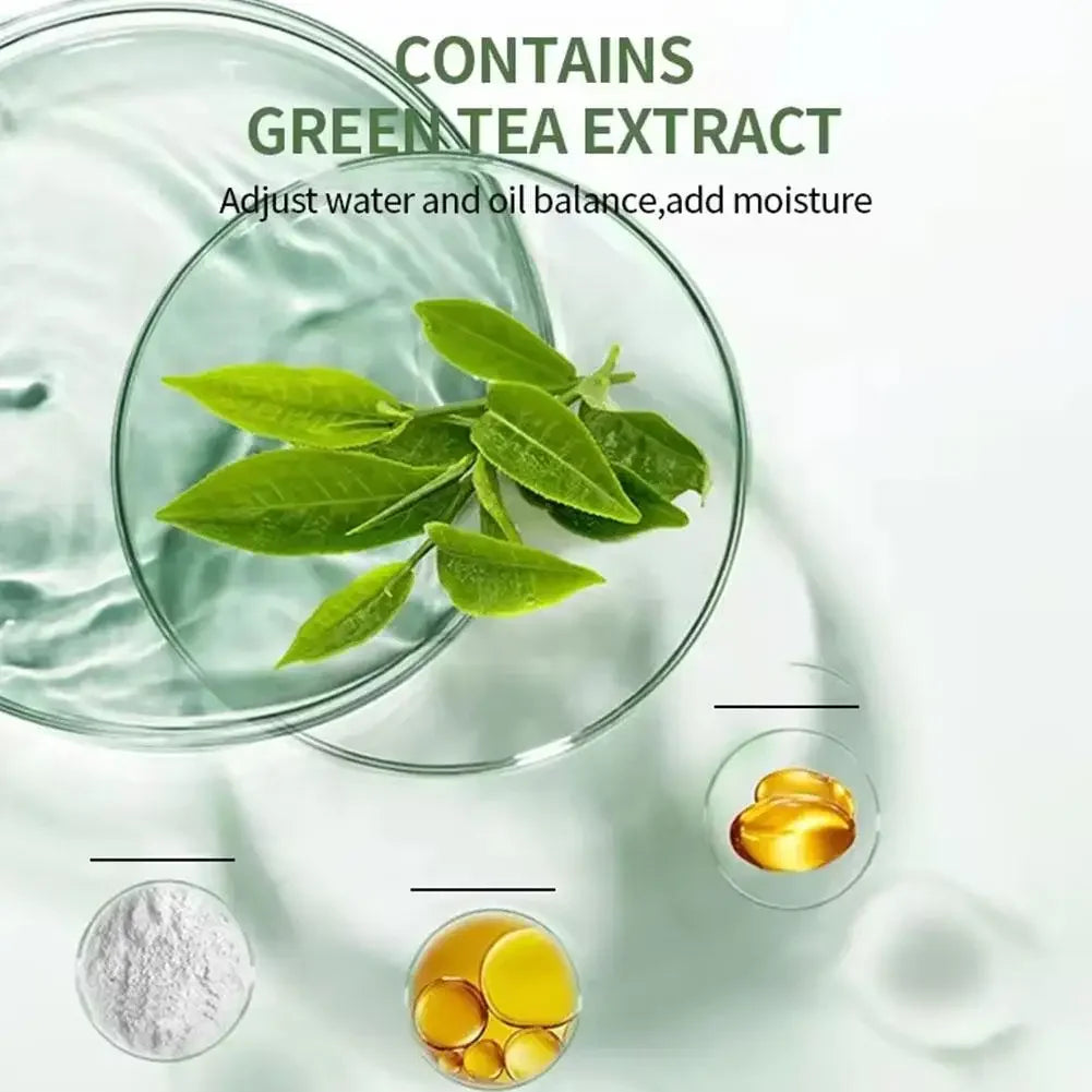 Green Tea Eggplant Solid Mask Deep Cleansing Oil