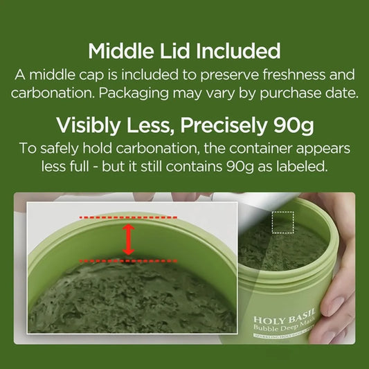 Holy Basil Sparking Bubble Mask 90g.