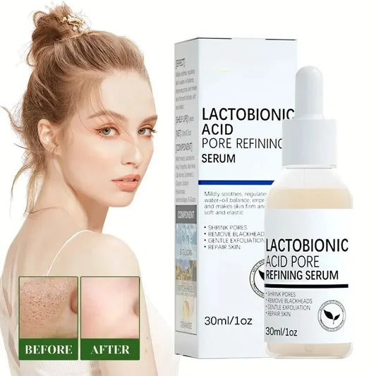 Lactobionic Acid Shrink Pores Facial Serum Fade Fine