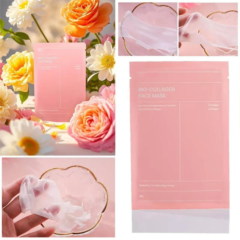 5/10/15/20 Bio Collagen Face Mask Shrink Pores Deep Hydrating