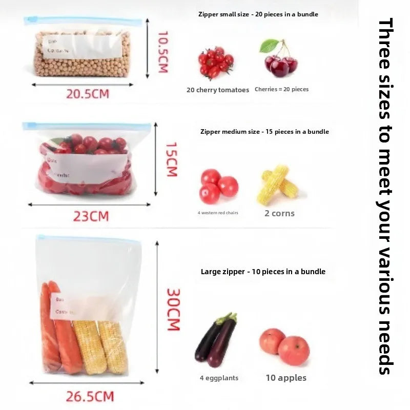 Multiple Sizes Kitchen Supplies Transparent and Visible
