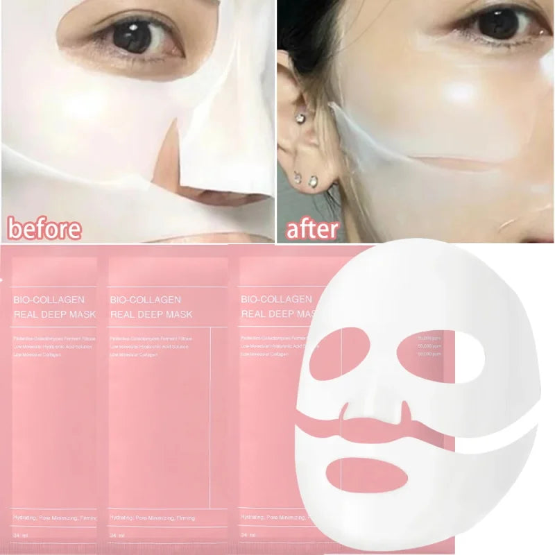 Bio Collagen Face Mask Shrink Pores Deep Hydrating