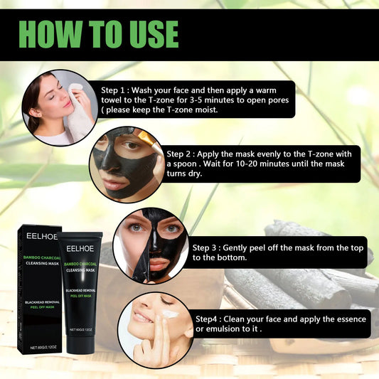 Bamboo Charcoal Tear-off Mask Blackhead Remover