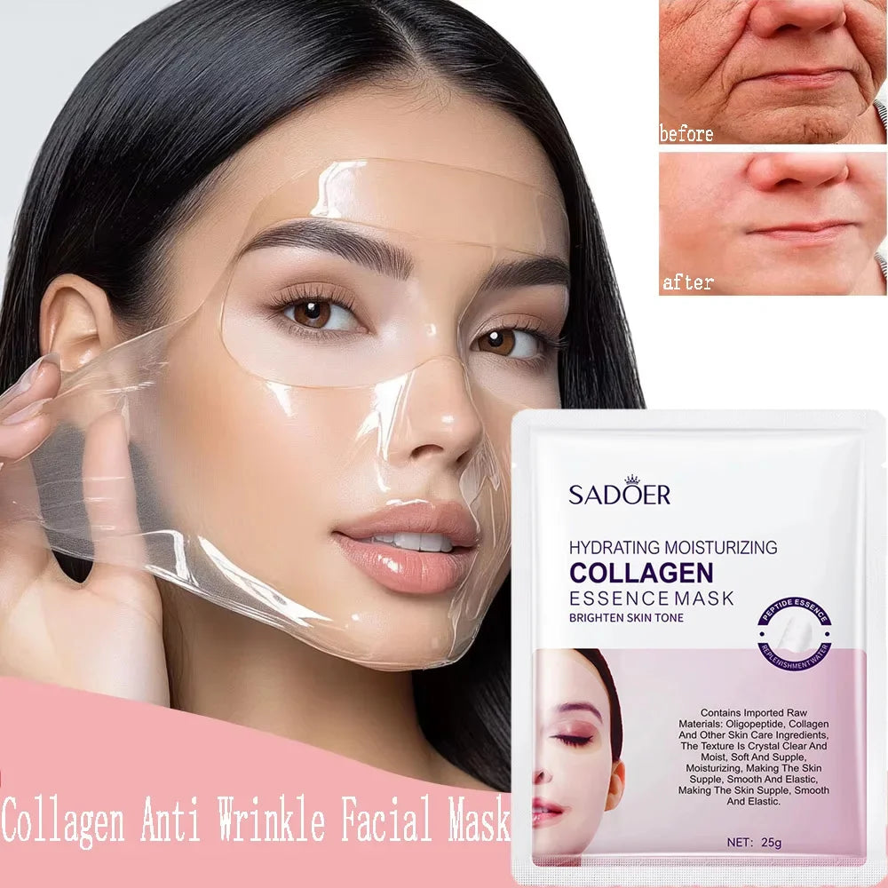 Collagen Anti Wrinkle Facial Mask Anti Aging Fade Fine Lines