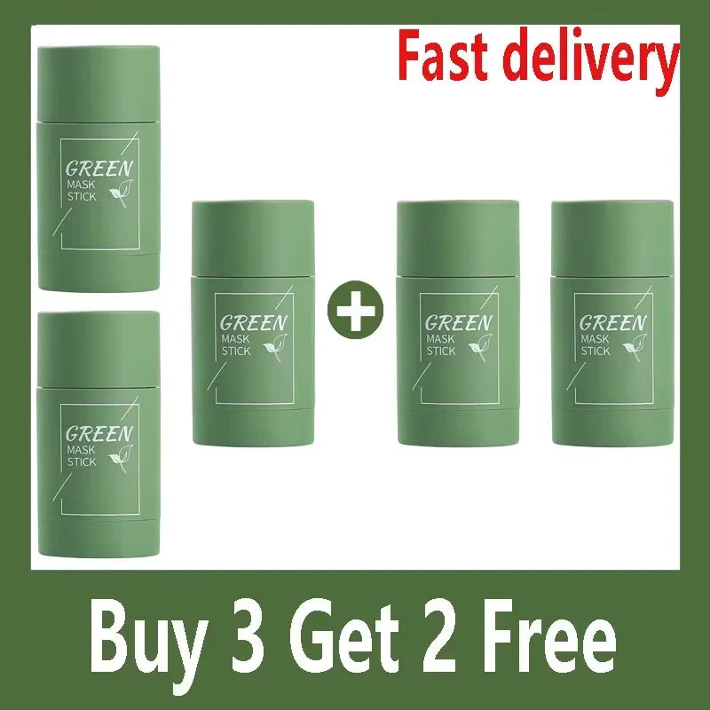 Green Tea Eggplant Solid Mask Deep Cleansing Oil