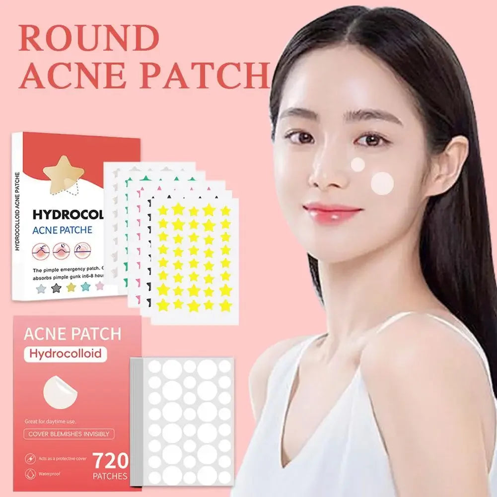 200-1080Pcs Invisible Removal Pimple Anti-Acne Hydrocolloid
