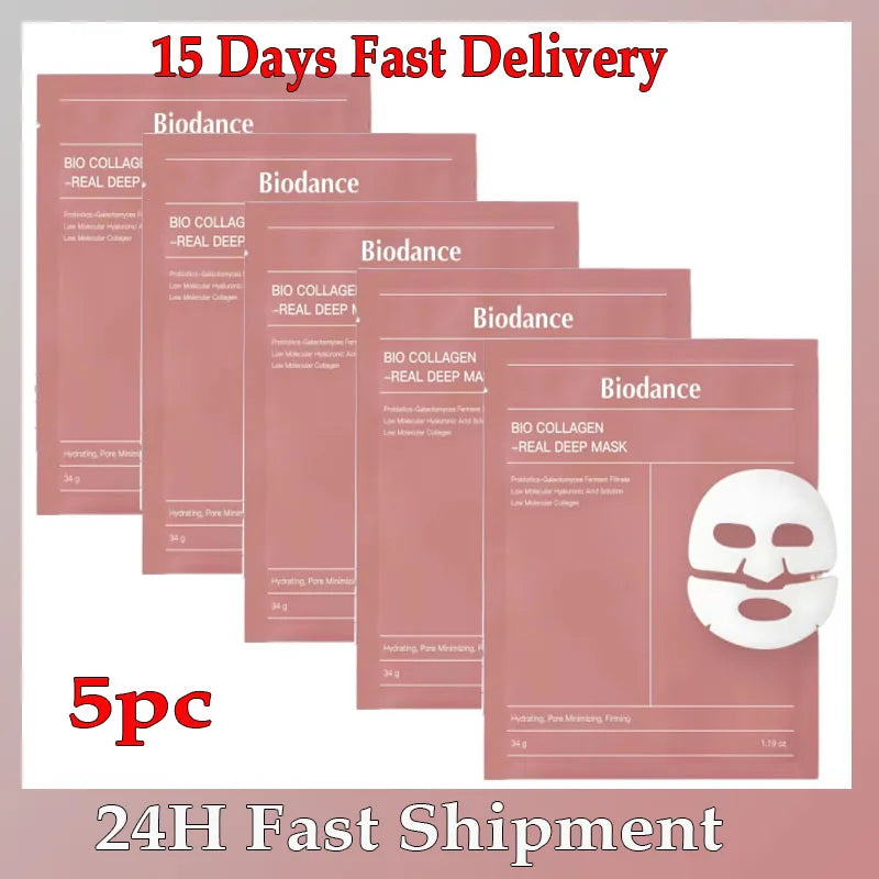 Bio Collagen Face Mask Shrink Pores Deep Hydrating