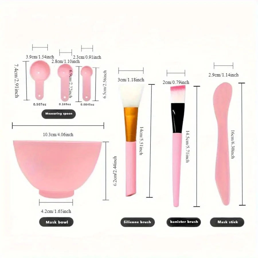 7pcs/Set DIY Face Mask Mixing Tools - Facial  Applicator