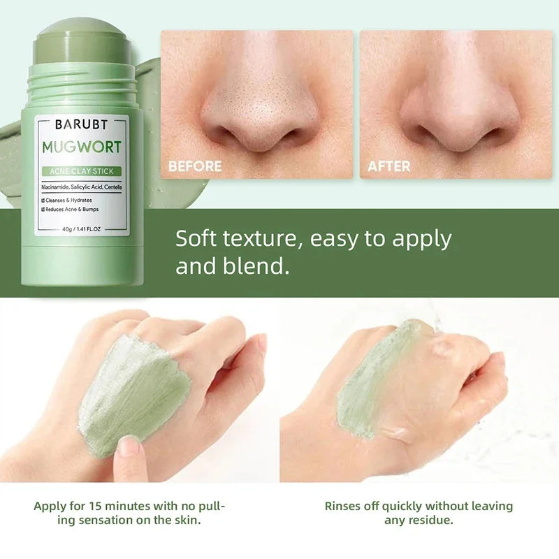 Alaska Volcano Mask Mugwort Cleansing Mask Stick Shrink