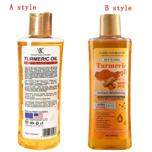 Turmeric Essential Oil Facial Body Massage oil Moisturizing
