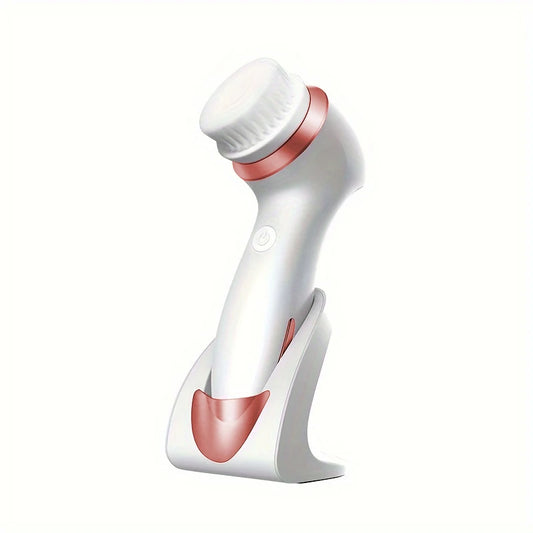 Electric Facial Cleansing Brush 3 in 1 with 3 Brush Heads Water