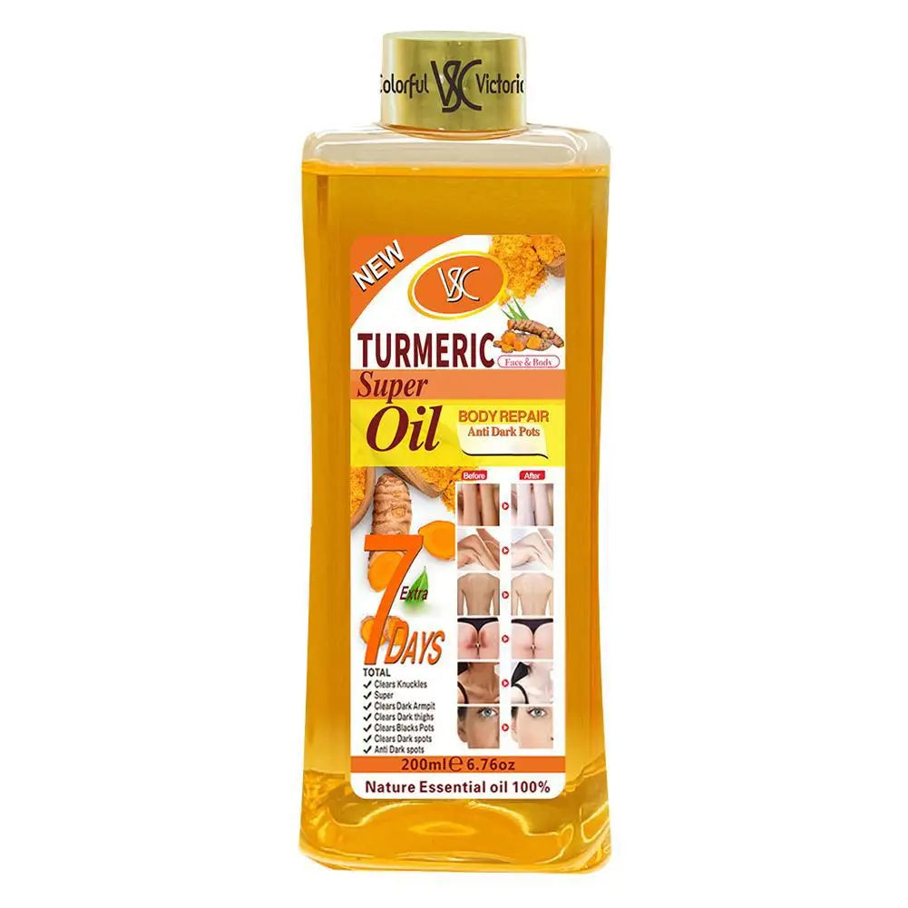 200ml Turmeric Essential Oil For Face & Body Moisturizing