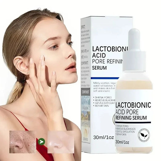 Lactobionic Acid Shrink Pores Facial Serum Fade Fine