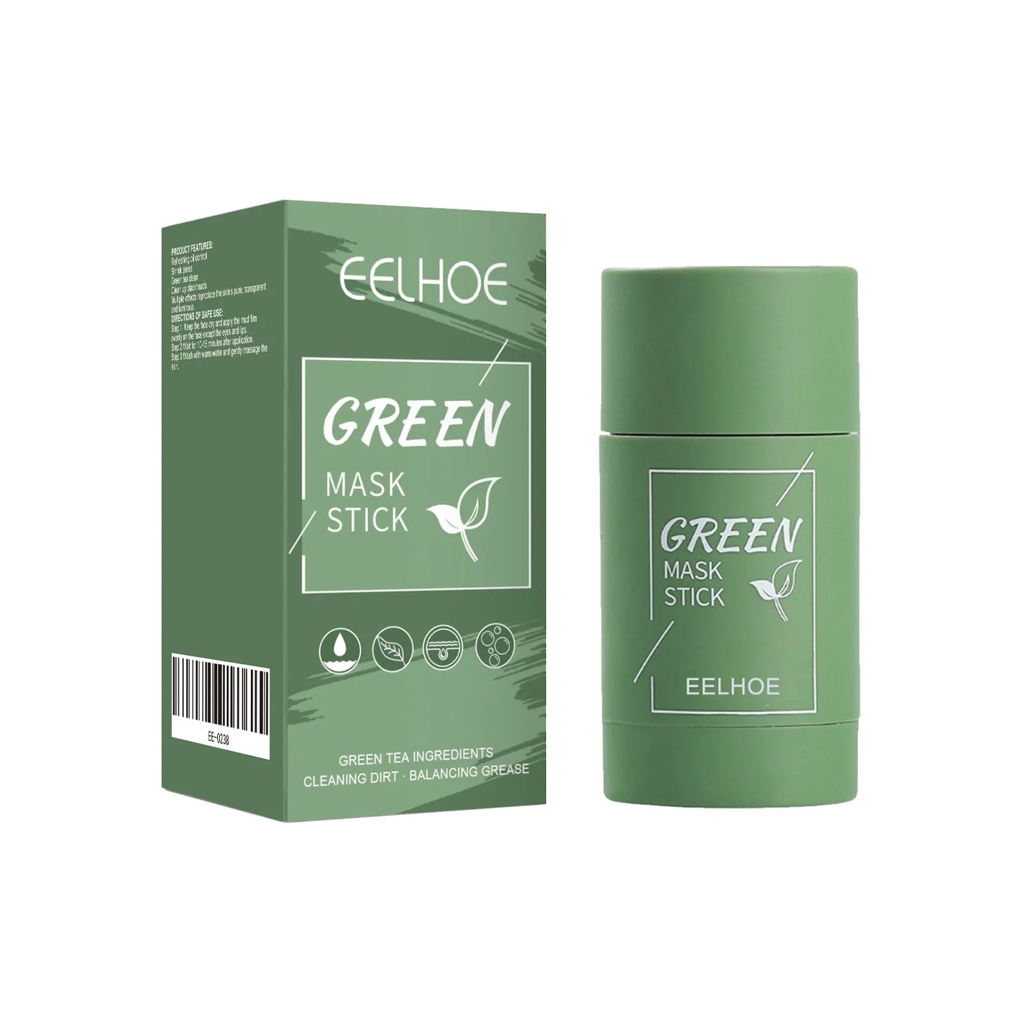 Green Tea Eggplant Solid Mask Deep Cleansing Oil