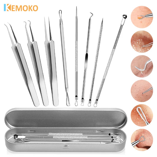 6/8/11PCS Cell Pimples Blackhead Remover Clip Ultra-fine