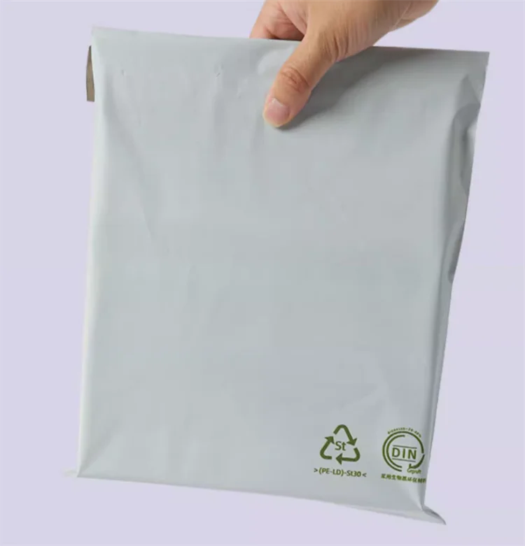 50PCS PLA+PBAT Poly Mailer Adhesive Envelope Biodegradable