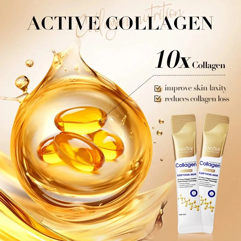 Collagen Sleeping Facial Masks Face skincare Moisturizing