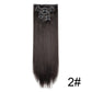 WIGSIN 6Pieces/Set Synthetic 24Inch Long Straight Hair Extension