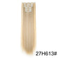 WIGSIN 6Pieces/Set Synthetic 24Inch Long Straight Hair Extension