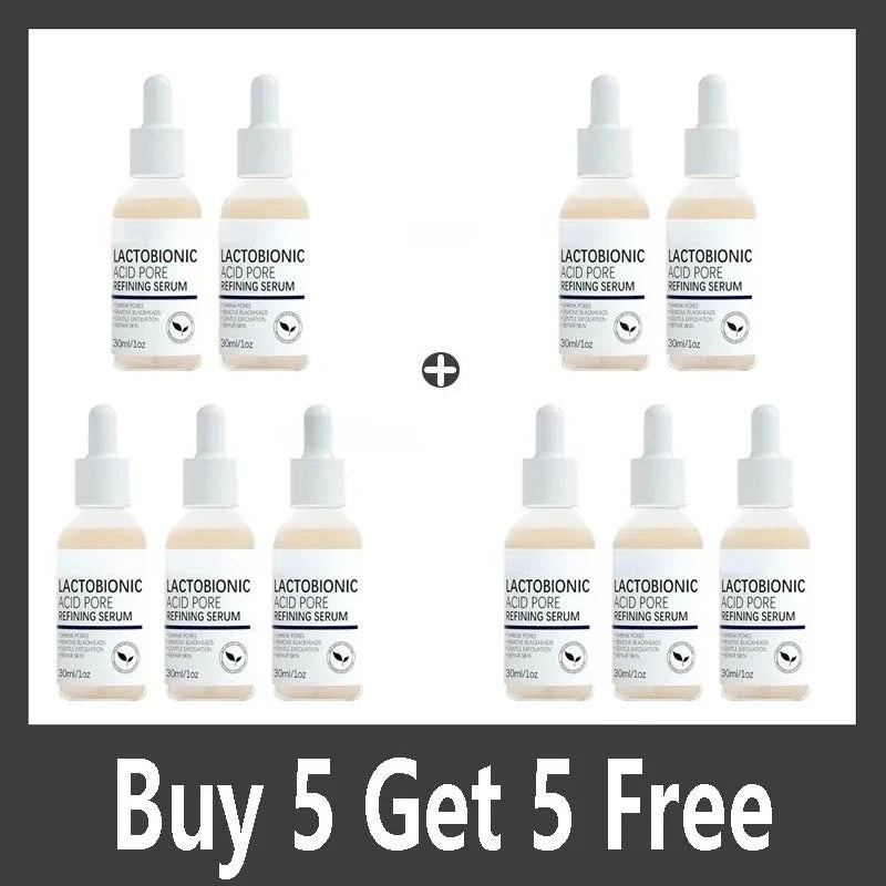 Lactobionic Acid Shrink Pores Facial Serum Fade Fine