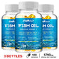 Omega-3 Fish Oil Capsules -rich in EPA, DHA - Support Brain