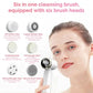 6 In 1 Electric Cleansing Brush Ultrasonic Facial Cleaner Rotating