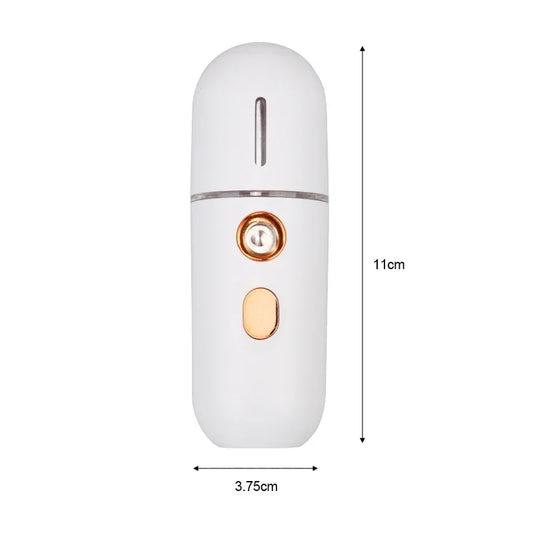 Mini Portable Humidifier Nano Mister Facial Steamer Device