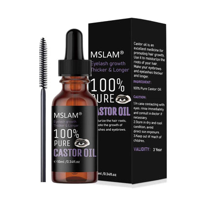 Natural Cold Pressed Castor Oil Eyelash Growth Serum
