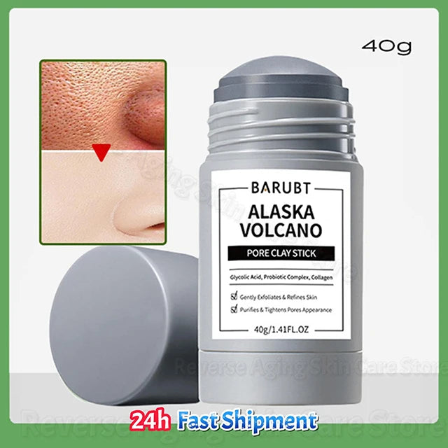 Alaska Volcano Mask Mugwort Cleansing Mask Stick Shrink