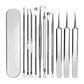 6/8/11PCS Cell Pimples Blackhead Remover Clip Ultra-fine