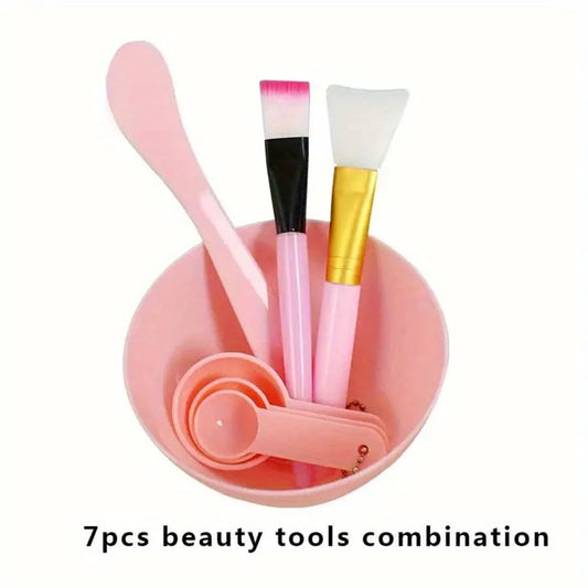 7pcs/Set DIY Face Mask Mixing Tools - Facial  Applicator