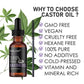 Natural Cold Pressed Castor Oil Eyelash Growth Serum