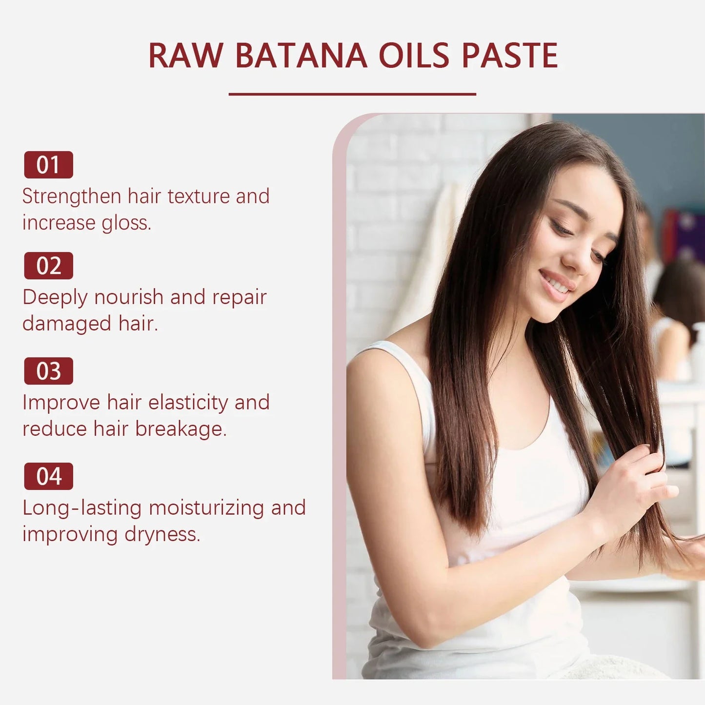 Damaged Repairing Hair Mask Organic Batana Oil Dry Hair