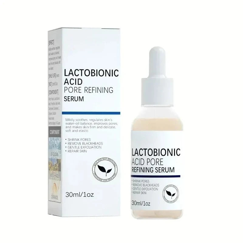 Lactobionic Acid Shrink Pores Facial Serum Fade Fine