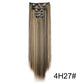 WIGSIN 6Pieces/Set Synthetic 24Inch Long Straight Hair Extension
