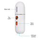 Mini Portable Humidifier Nano Mister Facial Steamer Device