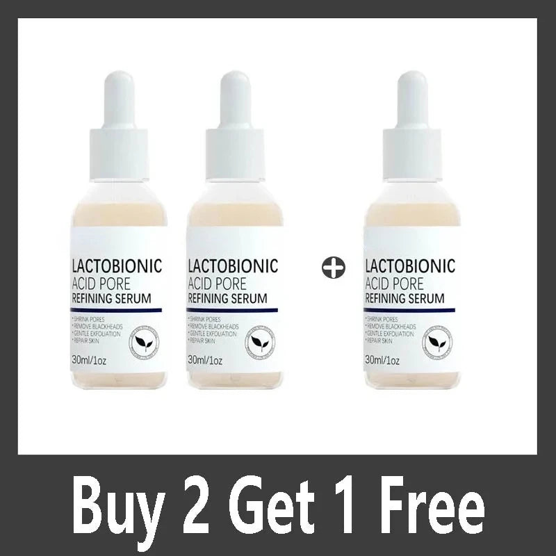 Lactobionic Acid Shrink Pores Facial Serum Fade Fine