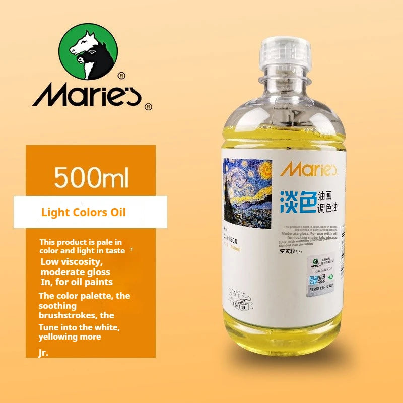 Turpentine Thinner Oil Paint Medium 200ml 500ml